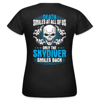 Skydiver Skydiver - Women's T-Shirt - black - Back - AI Model Female 172 dark (172cm)