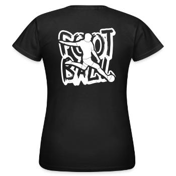 TAG FOOTBALL H - T-shirt Femme - noir - Dos - AI Model Female 172 dark (172cm)