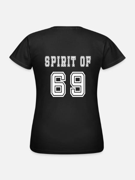 Geest van '69 backprint - Vrouwen T-shirt - zwart