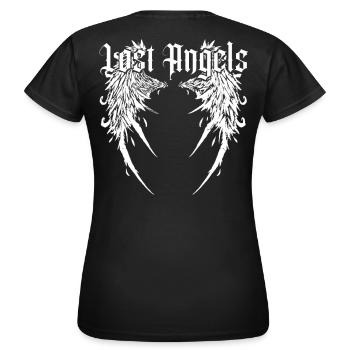 Lost Angels - Frauen T-Shirt - Schwarz - Hinten - AI Model Female 172 dark (172cm)