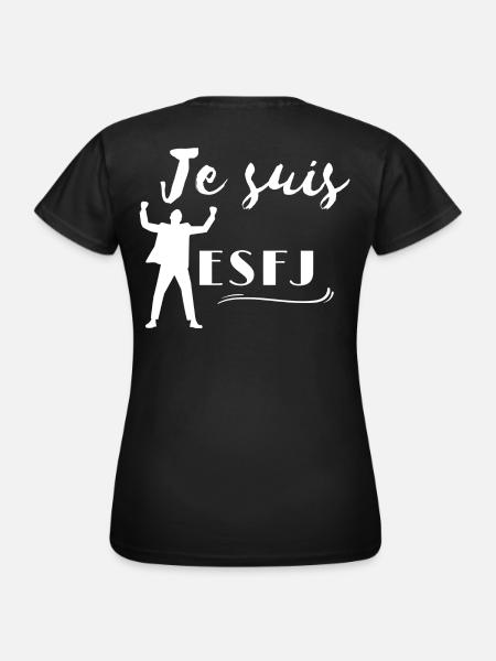 ESFJ Persönlichkeit - Frauen T-Shirt - Schwarz