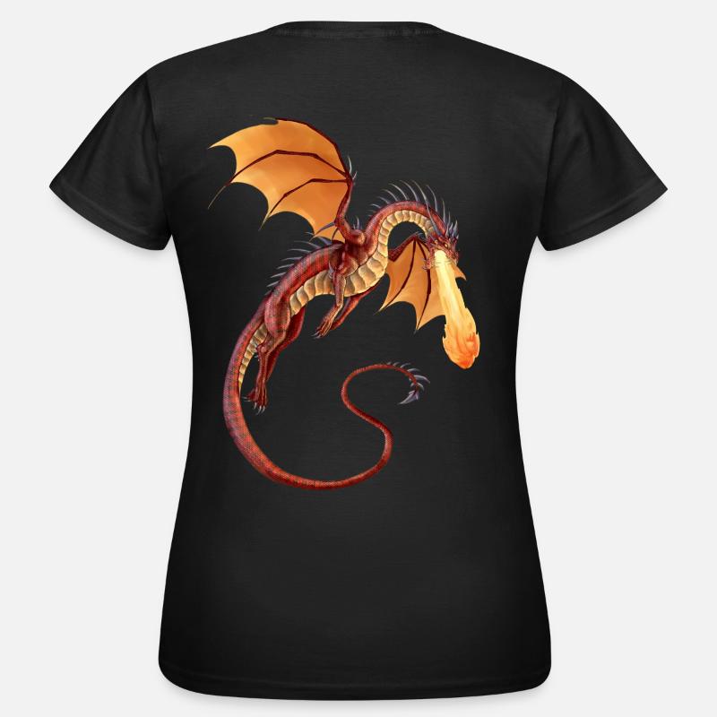 Fire Dragon - Women's T-Shirt - black