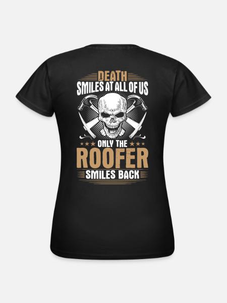 Dachdecker Dachdeckerei Dachklempner Roofer - Frauen T-Shirt - Schwarz