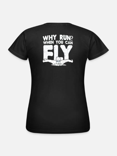 Schwimmen Schwimmer Geschenk - Frauen T-Shirt - Schwarz
