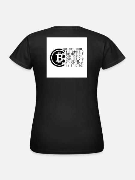 Bitcoin Code - Frauen T-Shirt - Schwarz