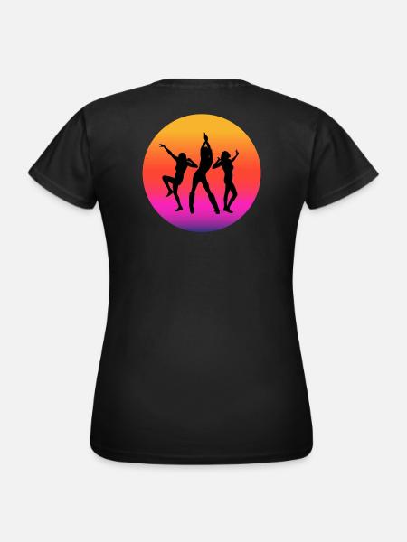 Diso, Disco-Fan, Disco-Musik - Frauen T-Shirt - Schwarz