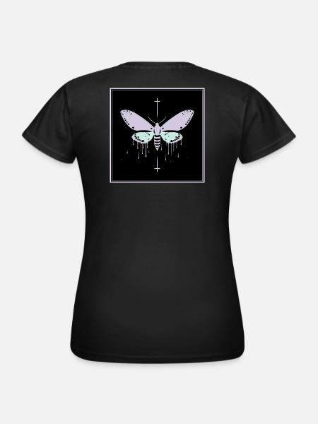 Ätherisches Flüstern in Minze und Lavendel - Frauen T-Shirt - Schwarz