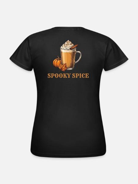 Spooky Spice Pumpkin Spice - Frauen T-Shirt - Schwarz