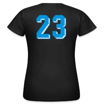 dreiundzwanzig - Women's T-Shirt - black - Back - AI Model Female 172 dark (172cm)