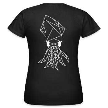 Calmar - T-shirt Femme - noir - Dos - AI Model Female 172 dark (172cm)