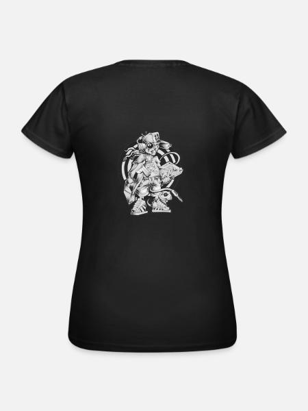 MAX korgeux - T-shirt Femme - noir