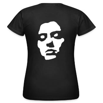 femme - T-shirt Femme - noir - Dos - AI Model Female 172 dark (172cm)