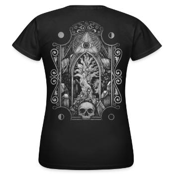 Visions sombres - T-shirt Femme - noir - Dos - AI Model Female 172 dark (172cm)
