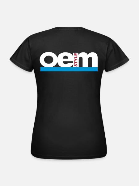 OEM Style - Frauen T-Shirt - Schwarz