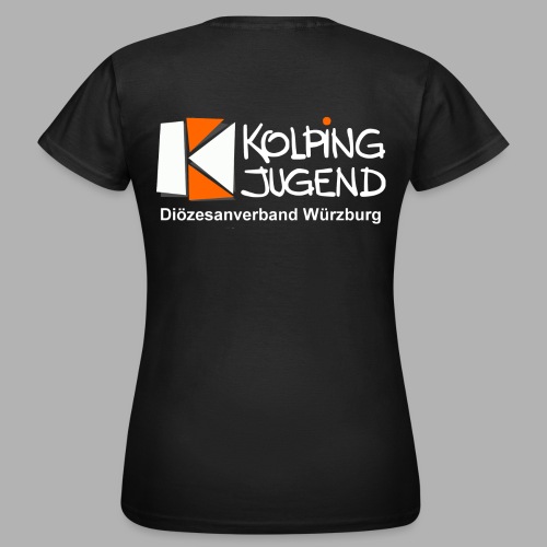 logo_kj_dv-wue_invert - Frauen T-Shirt