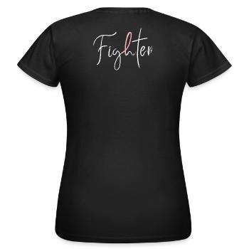 Fighter1 - Frauen T-Shirt - Schwarz - Hinten - AI Model Female 172 dark (172cm)