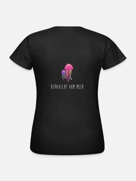 Berauscht vom Meer - Frauen T-Shirt - Schwarz