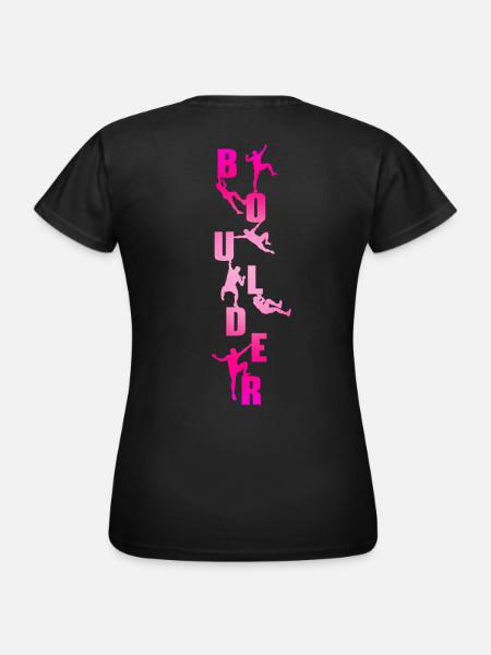 Boulderen - Vrouwen T-shirt - zwart