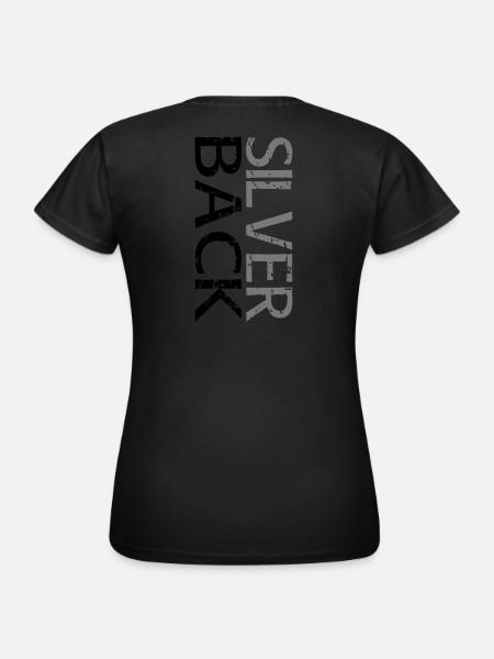SILVERBACK (Two-line) - Women's T-Shirt - black