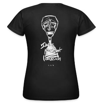 J avais pourtant l occasion - T-shirt Femme - noir - Dos - AI Model Female 172 dark (172cm)