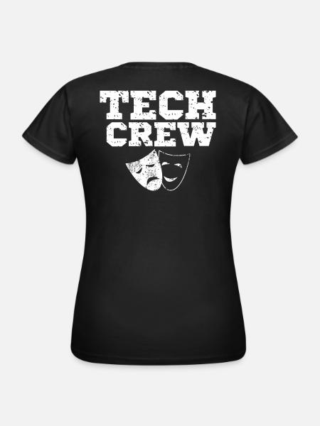 Tech Crew Sound Theater Uniform Musical Studio - Women's T-Shirt - black