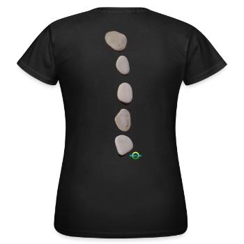 Stones - T-shirt Femme - noir - Dos - AI Model Female 172 dark (172cm)