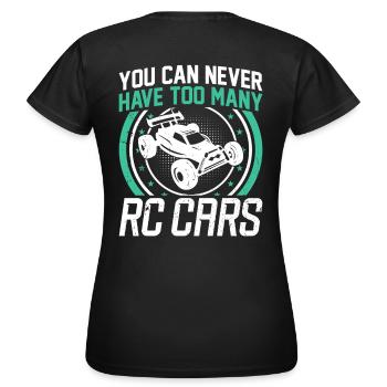 Vous n’avez jamais assez de voitures RC - T-shirt Femme - noir - Dos - AI Model Female 172 dark (172cm)