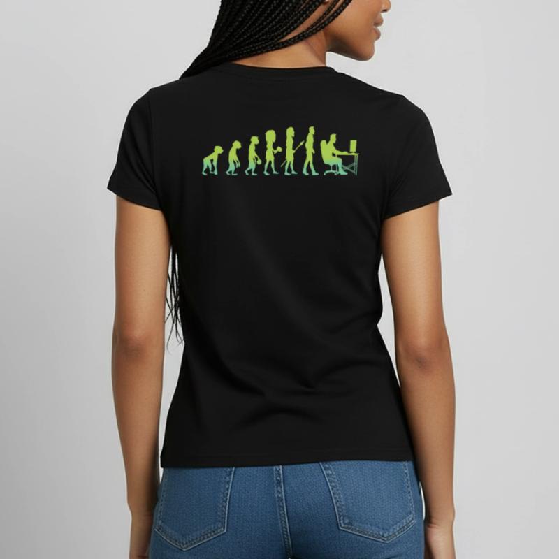 Evolution of Man – Computer Programmer Women's T-Shirt