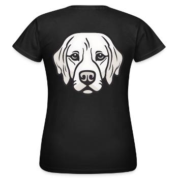 Regard fidèle - T-shirt Femme - noir - Dos - AI Model Female 172 dark (172cm)