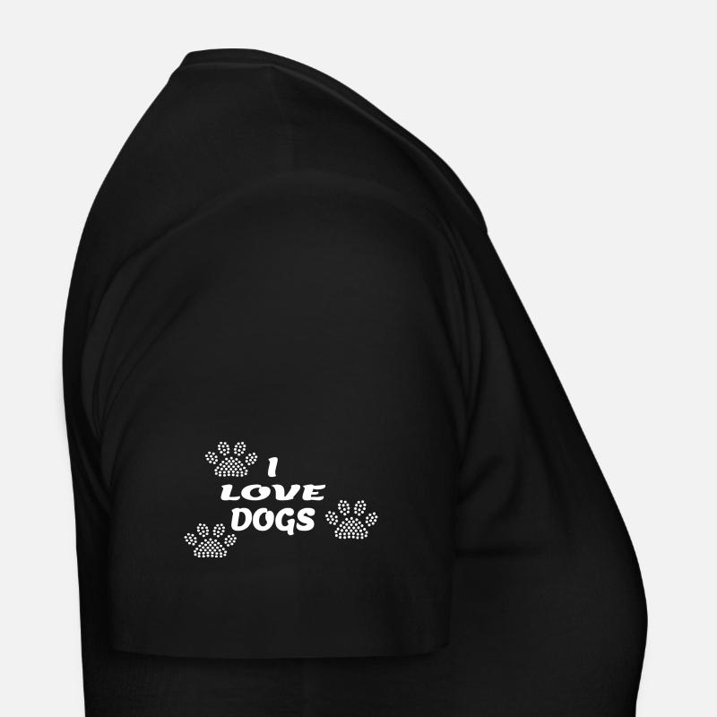 I Love Dogs rhinestone design Women's T-Shirt