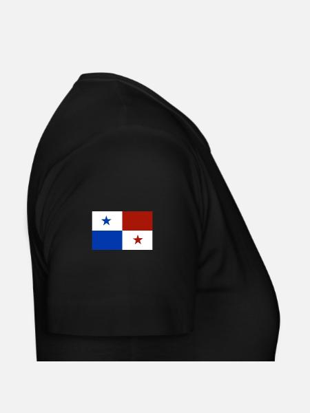 Panama Flagge - Frauen T-Shirt - Schwarz