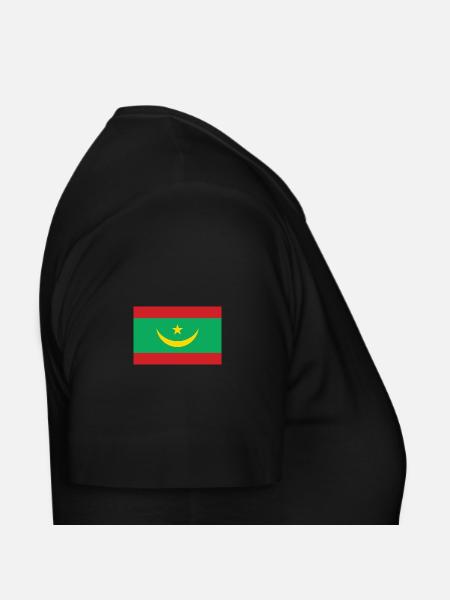 Drapeau de la Mauritanie - T-shirt Femme - noir - Droite