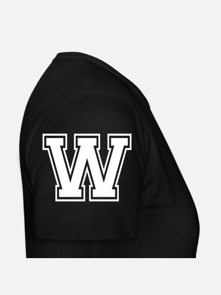 w - Frauen T-Shirt - Schwarz