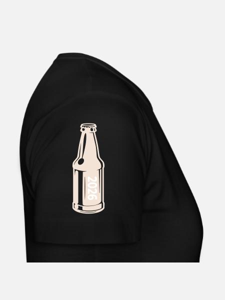 Bier 2026 Bierflasche - Frauen T-Shirt - Schwarz