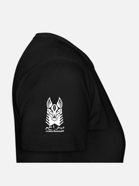 Égyptien connais-toi protecteur guerrier - T-shirt Femme - noir - Droite