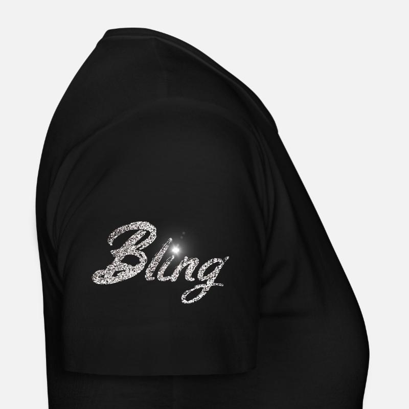 Bling Glitzer Party T-shirt Femme