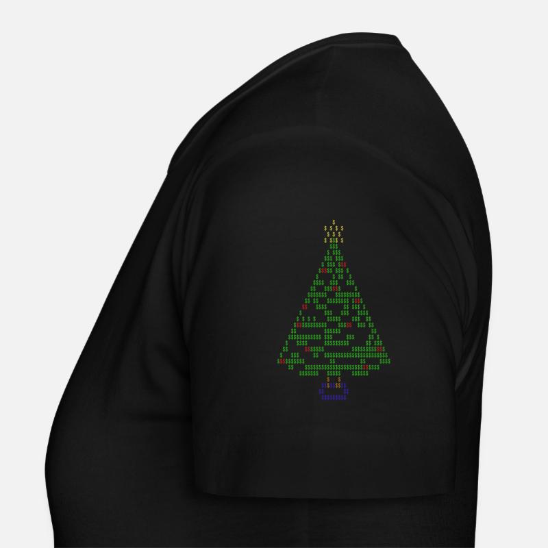 Weihnachtsbaum ASCII art Frauen T-Shirt