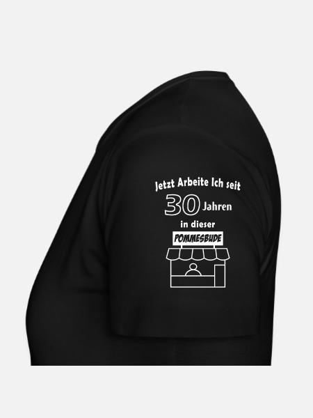 30 Jahre in einer Firma - Frauen T-Shirt - Schwarz - Links