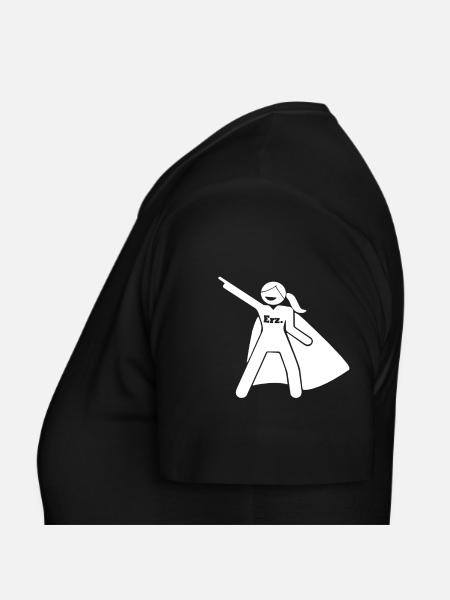 La super héroïne éducatrice - T-shirt Femme - noir