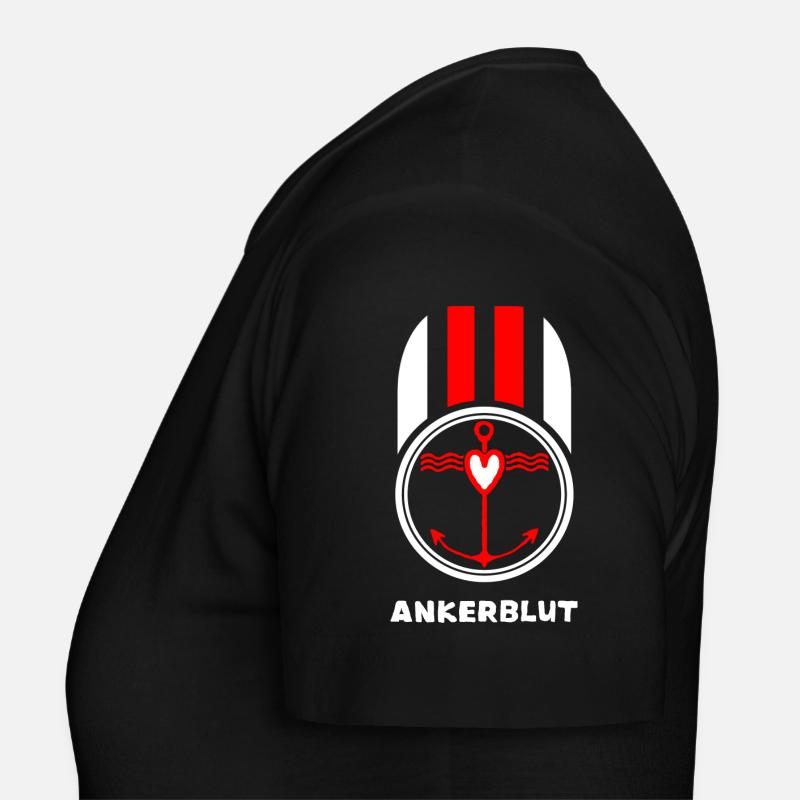 Ankerblut - Kommandobrücke Backbord Lotsen Flansch Frauen T-Shirt