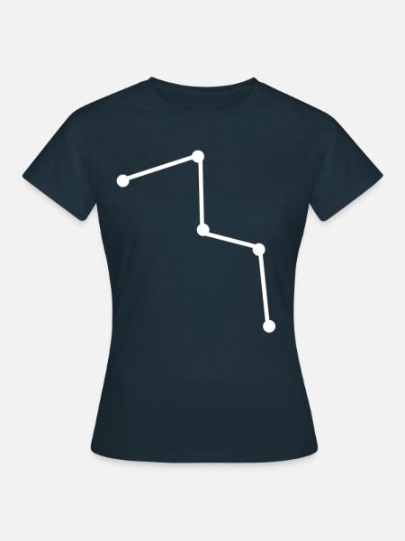 Kassiopeia Sternbild - Frauen T-Shirt - Navy