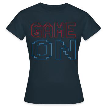 Game On - T-shirt Femme - marine - Devant - AI Model Female 172 dark (172cm)