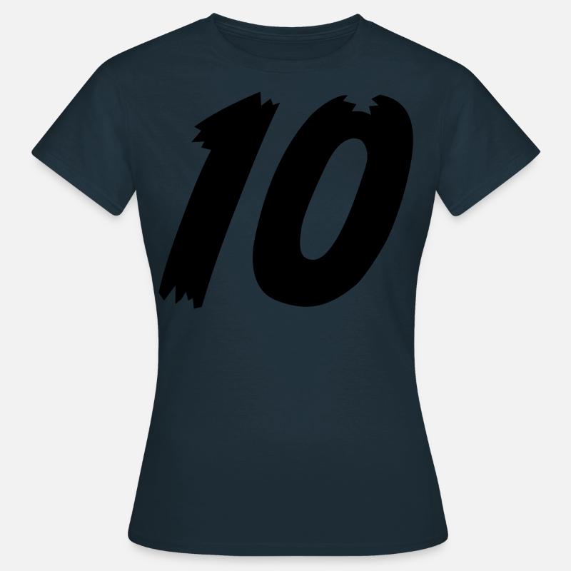 Numero 10 - Maglietta da donna - navy