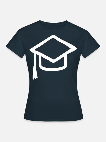 Graduation Hut - Frauen T-Shirt - Navy