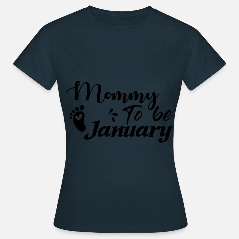 Werdende Mutter Januar - Frauen T-Shirt - undefined