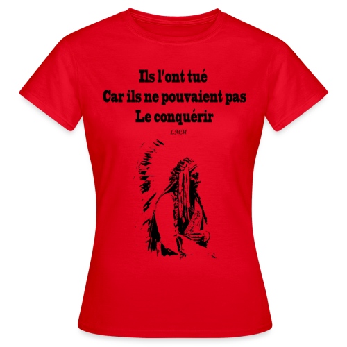 Crazy Horse maxi black png - T-shirt Femme
