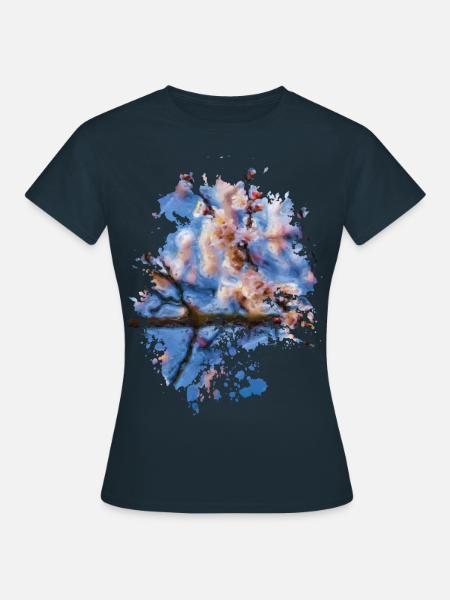 Büten - Frauen T-Shirt - Navy