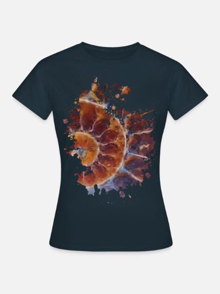 Schnecke - Frauen T-Shirt - Navy