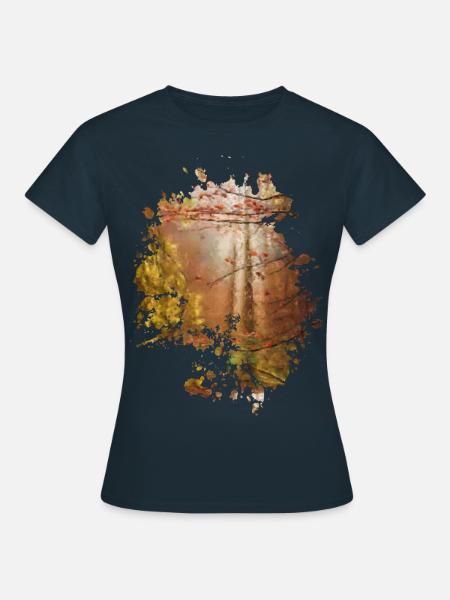 Sonnenlicht - Frauen T-Shirt - Navy