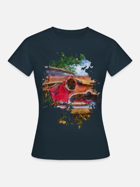 Oldtimer - Frauen T-Shirt - Navy